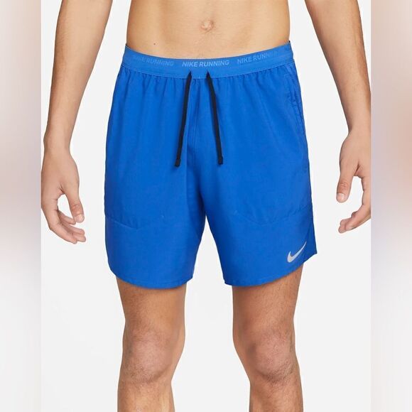 Nike Dri-Fit Stride 7" 2-in-1 Blue Running Shorts - Picture 2 of 11
